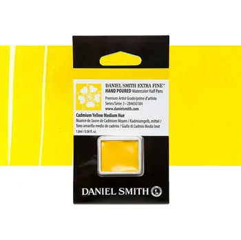 Vodová barva Akvarelová barva Daniel Smith Extra Fine, půlpánvička - Cadmium Yellow Medium Hue