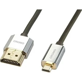 Video kabel CROMO Tenký High Speed HDMI kabel s Ethernetem, HDMI A(M) - microHDMI D(M), 3m (41678) - 11.43.5563