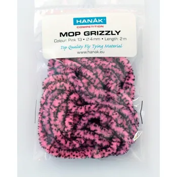 Hanák Mop Chenille GRIZZLY 13 Pink 6mm