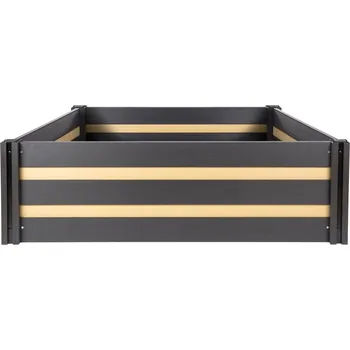 Vyvýšený záhon G21 Crop Duo WPC 183 x 143 x 57 cm Cumaru