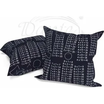 Dekorativní polštářek Dante Povlak násobilka - 40 x 40 cm