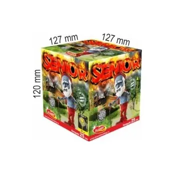 Zábavní pyrotechnika Kompaktní ohňostroj Senior 25 ran / 20 mm