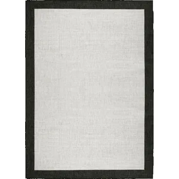 Koberec Hans Home Kusový koberec Twin-Wendeteppiche 103105 creme schwarz – na ven i na doma - 80x150