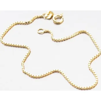 Náramek Náramek stříbro 925 pozlacený Venezia CHRS-16-019-D/C-AU délka 20 cm