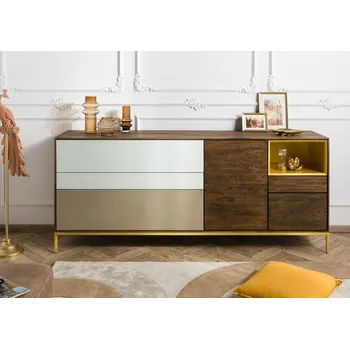 Komoda CHICAGO Příborník Mango 200x45x85 hnědý, olejovaný