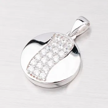 Přívěsek Dámský přívěsek stříbro 925 zirkon rhodiovaný AP054