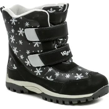Chlapecká zimní obuv Wojtylko 5Z21035 černé dětské zimní boty EU 34 + DÁREK