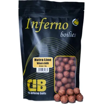CARP INFERNO BOILIES NUTRA LINE - VIŠEŇ CHILLI 24 mm 1 kg