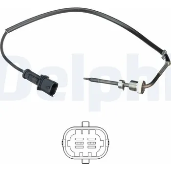 Autoelektrika Čidlo, teplota výfukových plynů DELPHI TS30195
