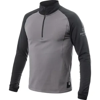 Pánská mikina SENSOR COOLMAX THERMO pánská mikina zip steel gray/černá pánská mikina