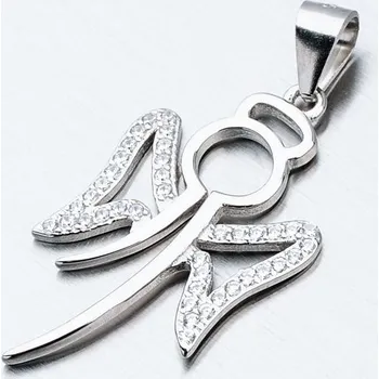 Přívěsek Dámský přívěsek stříbro 925 zirkon anděl HST-13456