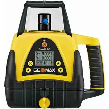 Měřící laser Geomax ZONE 70 DG pro vodorovnou rovinu a digitální sklon v ose X nebo Y od - 5 až do + 25 %