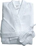Praktik Textil Vaflový župan kimono bílý
