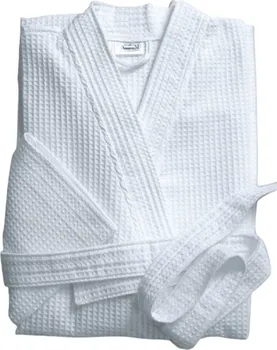 Dámský župan Praktik Textil Vaflový župan kimono bílý