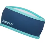 Unisex čelenka Silvini Gubbia tyrkysová/tmavě modrá L/XL