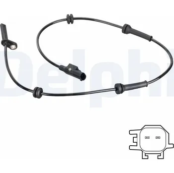 Autodíl Snímač, počet otáček kol DELPHI SS20816
