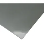 Šedá plastová LDPE stavební deska bez rukojeti "hladká" - délka 240 cm, šířka 120 cm, výška 0,4 cm - 80073470