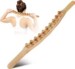 Dvouřadá masážní dřevěná tyč pro…