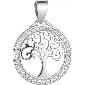 Přívěsek Stříbrný přívěsek strom života se zirkony 14017.1
