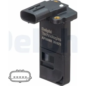 Autoelektrika Snímač množství protékajícího vzduchu DELPHI AF10493-12B1
