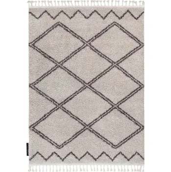 Koberec Hans Home Kusový koberec Berber Asila B5970 cream and brown - 80x150