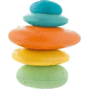 Hračka pro nejmenší Chicco Pyramida z kamínků 6 ks