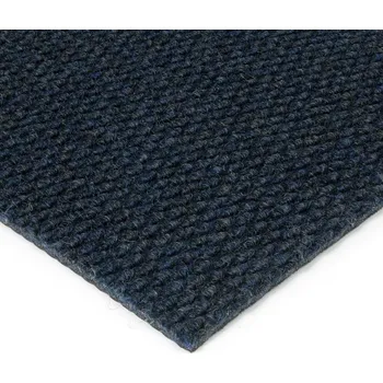 Koberec Modrá kobercová zátěžová vnitřní čistící zóna Fiona - 200 x 200 x 1,1 cm