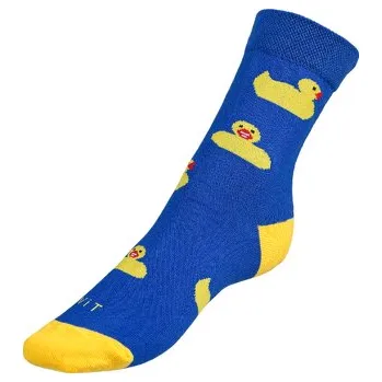 Dámská móda Ponožky Kachna 35-38 modrá, žlutá