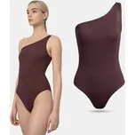 Dámské jednodílné plavky SS23USWSF027- 81S hnědé - 4F XS