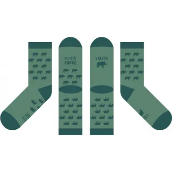 Pánské ponožky Albi Pohodonožky barevné ponožky velikost 39-42 Největší kanec 1 pár