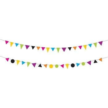 Barevná vlajková girlanda