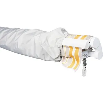 Krycí plachta Ochranný obal na kloubové markýzy světle šedý 3,5 m