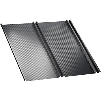 plechová krytina Regamet Max lesklá plechová střešní krytina RAL 7016 antracitově šedá