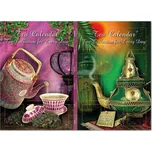 Pangea Tea čajový adventní kalendář růžový/zelený 24 ks 46 g