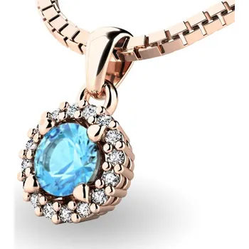 Oblečení a móda Dámský přívěsek přírodní diamant 0.50 ct G/SI 10927-CV-TPZ délka řetízku 40 cm