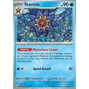 Karetní hra Pokémon MEW 121/165 Starmie - 151 Stav: Near Mint, Verze: HOLO