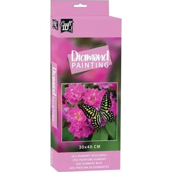 Diamantové malování Diamantový obrázek - Motýl - 30 x 40 cm