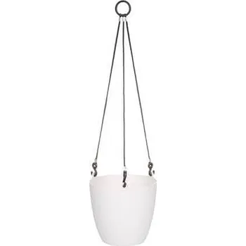 Květináč PLASTKON Ariella závěsný květináč bílá Průměr: 25 cm