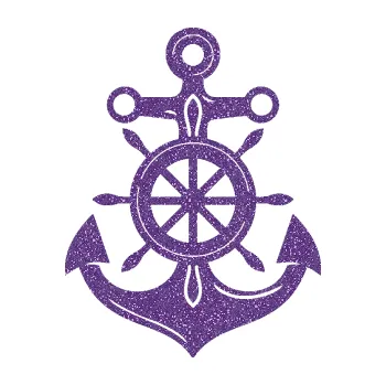 Samolepící dekorace SAMOLEPKA Kotva 005 pravá s kormidlem (87 - Ultra Metalic fialová) NA AUTO, NÁLEPKA, FÓLIE, POLEP, TUNING, VLASTNÍ TEXT, TISK, AUTOSAMOLEPKY.cz, POLEPY, OBRÁZEK, LOGO, SAMOLEPKY