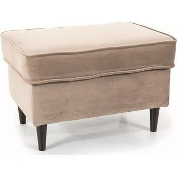 Taburet Nábytek PEGAS s.r.o. Taburet RON VELVET, Béžový Bluvel 40/Wenge