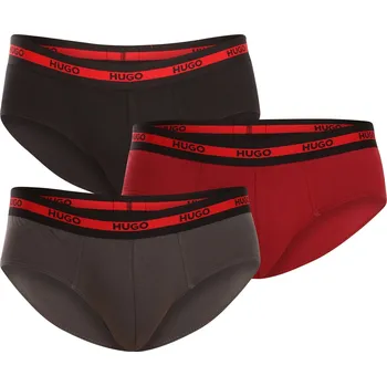 Slipy 3PACK pánské slipy HUGO vícebarevné (50503100 024) M Možnost vrácení zboží ZDARMA do 120 dnů!