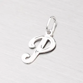 Přívěsek Přívěsek bílé zlato 585 - písmeno P 2-4003-P