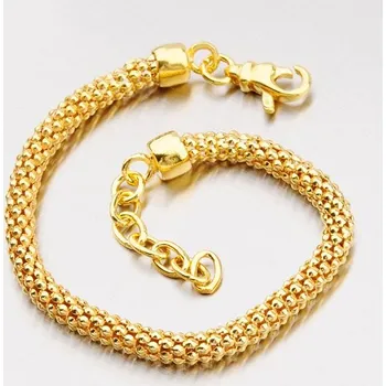 Šperk Dámský náramek stříbro 925 pozlacený B1400737-1264-SLX délka 17 cm