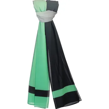 Šátek Dámský šátek 90 x 175 cm Two-tone 23-06 zelený