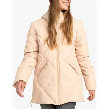 Zimní péřová dámská bunda Roxy Neeva - růžová XL