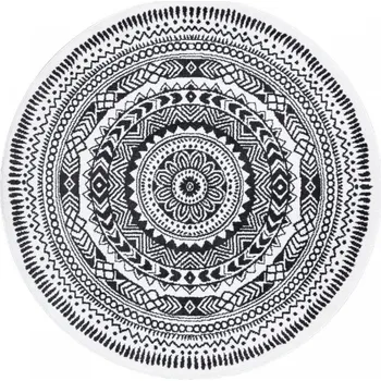 Koberec Hans Home Kusový koberec Napkin grey kruh - 100x100 (průměr) kruh