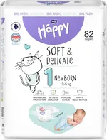 Bella Happy Soft&Delicate 1 Newborn 2-5 kg 82 ks