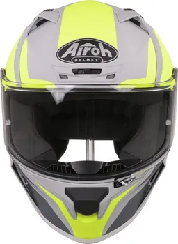 Helma na motorku Airoh Valor Wings matně žlutá/černá/šedá XL