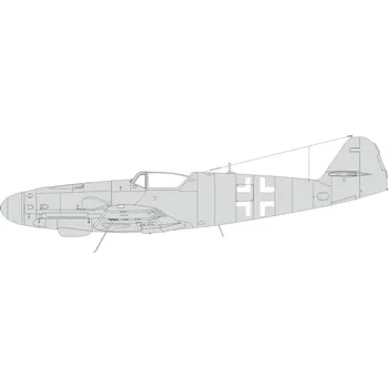 Plastikový model Eduard 1/48 Bf 109K national insignia (EDUARD)