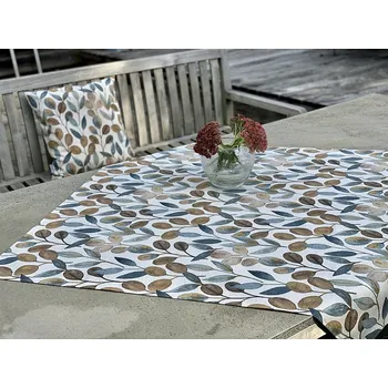 ubrus BYTEMA Ubrus a šál LISTY HOJAS modrý 38 x 98 cm